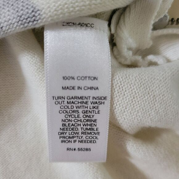 Express Women's Leopard Print V-neck Hi-Low Pullover Sweater with Zipper Detail - Picture 13 of 15